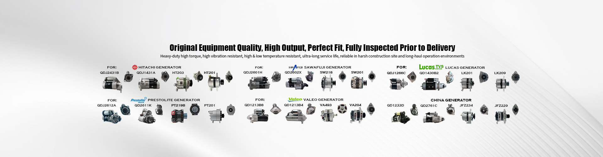Qualité Moteur de démarreur moteur Usine