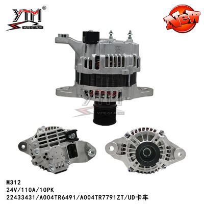 Le moteur de l'alternateur est un moteur de 24V 110A 10PK.