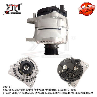 0124315030/0124315042/11204139/AL5057N/RE509648/ALB5042GB/MG471 12V 90A 6PK ALTERNATEUR pour le groupe Elman John Deere